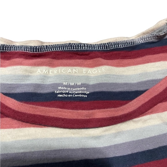 American Eagle Outfitters t-shirt striped Size M - Picture 4 of 5